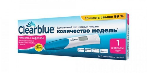 Тест для определения беременности "ClearBlue" Цифровой с Индикатором срока №1