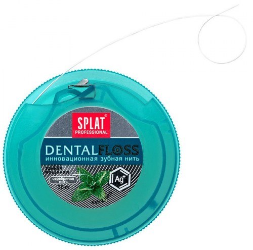 Зубная нить Зубная нить "Splat Professional" мята/серебро 30м