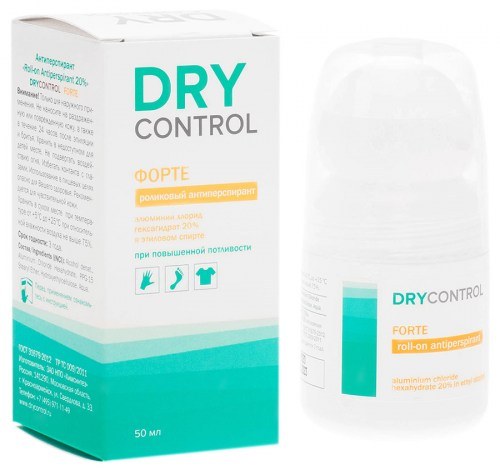 Дезодорант "Dry Control" Forte роликовый 20% 50мл