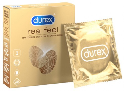 Презерватив Durex DUREX Real Feel полиизопрен №3
