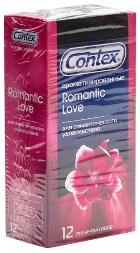 CONTEX Romantic Love ароматизированные цветные №12