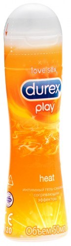 Лубрикант Durex "Durex" Play Heat гель интимный согревающий 50мл