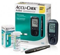 Глюкометр Accu-Chek Active диагностический с тест-полосками