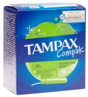 Тампоны "Tampax" Compak Super с аппликатором №8
